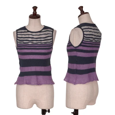 MARC JACOBS LOOK Striped Sleeveless Knit Top