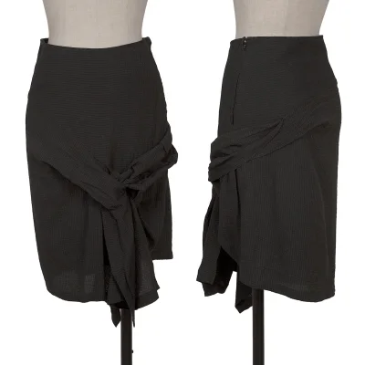 tricot COMME des GARCONS Silk Blend Knot Design Skirt