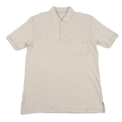 Papas Linen Blend Knit Polo Shirt