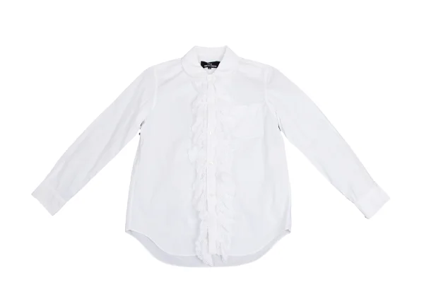 tricot COMME des GARCONS Lace Frill Patch Round Collar Shirt K-160106_002
