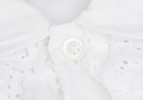 tricot COMME des GARCONS Lace Frill Patch Round Collar Shirt K-160106_006