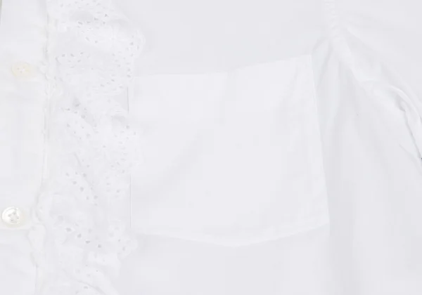 tricot COMME des GARCONS Lace Frill Patch Round Collar Shirt K-160106_008