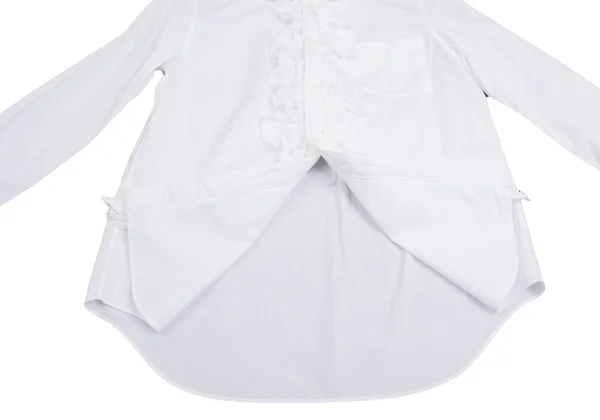 tricot COMME des GARCONS Lace Frill Patch Round Collar Shirt K-160106_016