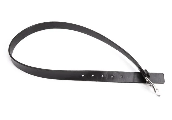ヨウジヤマモト プールオムYohji Yamamoto POUR HOMME スクエアバックルレザーベルト 黒 K-160119_002