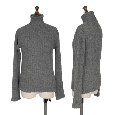 tricot COMME des GARCONS Wool Rib Turtleneck Knit Sweater