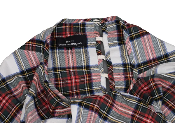 tricot COMME des GARCONS Check Ribbon Blouse K-160127_004