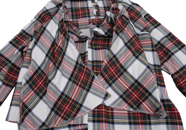 tricot COMME des GARCONS Check Ribbon Blouse K-160127_005