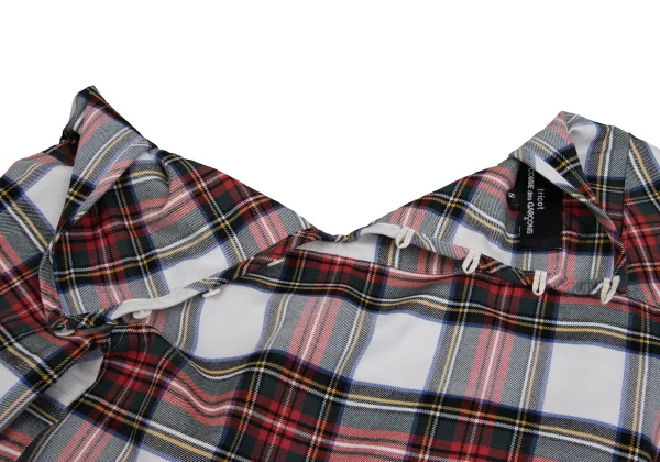 tricot COMME des GARCONS Check Ribbon Blouse K-160127_013