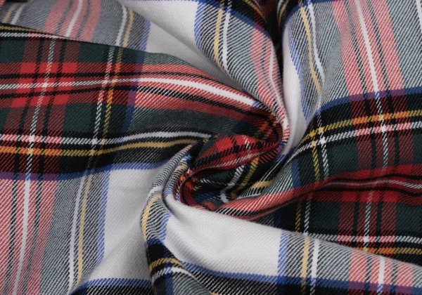 tricot COMME des GARCONS Check Ribbon Blouse K-160127_015