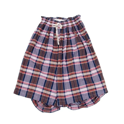 tricot COMME des GARCONS Washed Cotton Check Dropped Crotch Pants