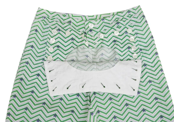 tricot COMME des GARCONS Star Printed Sailor Pants K-160144_004