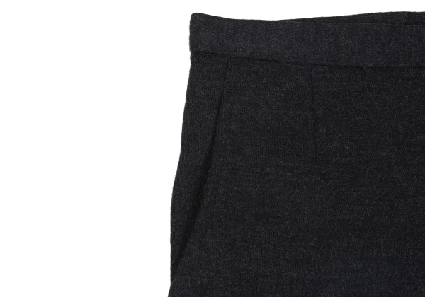 トリココムデギャルソン ウール ポンチョ ドルマンスリーブ 丸襟 ショート 黒 tricot COMME des GARCONS（トリココムデギャルソン）の古着