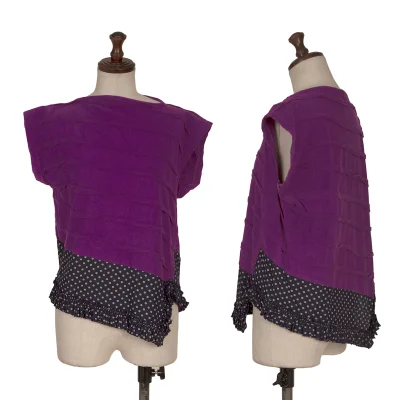 tricot COMME des GARCONS tricot Special Dot Switching Top