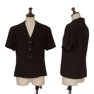 L'EQUIPE YOSHIE INABA Rayon Blend 4B Short Sleeve Jacket