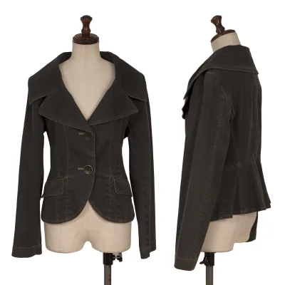 L'EQUIPE YOSHIE INABA Glitter Big Lapel Jacket