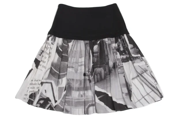 Y's Working Person Printed Switching Skirt K-160173_009