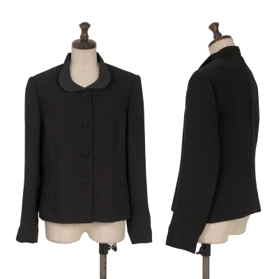 YUKI TORII Poly Round Collar Jacket