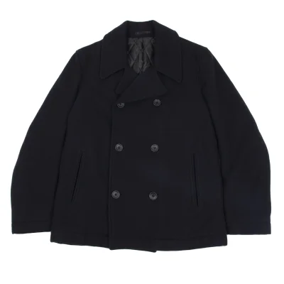 BEAMS Wool Blend Padding Pea Coat