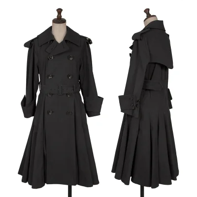 REGULATION yohji yamamoto Cotton Blend Darts Flare Coat