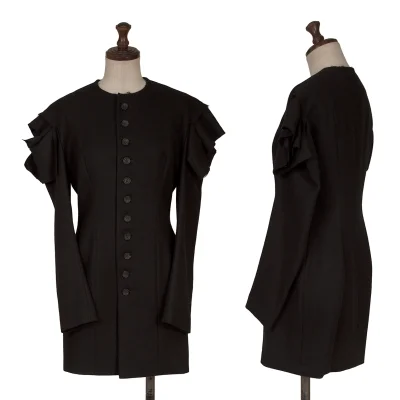 Yohji Yamamoto FEMME Melton Wool Cutting Jacket