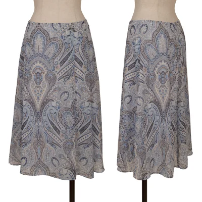 Paul Stuart Paisley Printed Skirt