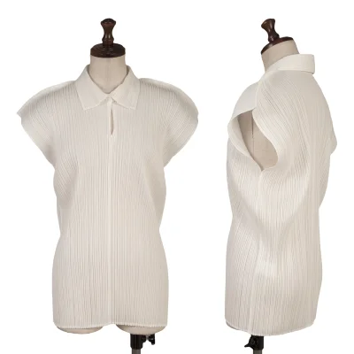 ISSEY MIYAKE Pleats Skipper Sleeveless Shirt