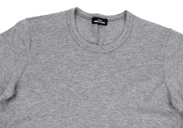 トリココムデギャルソンtricot COMME des GARCONS コットンフリルポケットTシャツ グレーM K-160218_002
