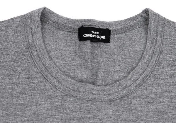 トリココムデギャルソンtricot COMME des GARCONS コットンフリルポケットTシャツ グレーM K-160218_003