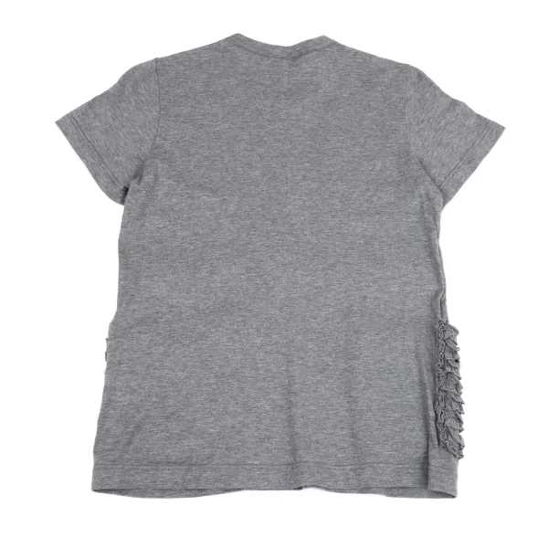 トリココムデギャルソンtricot COMME des GARCONS コットンフリルポケットTシャツ グレーM K-160218_008