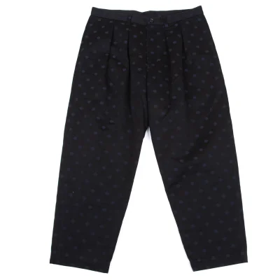 tricot COMME des GARCONS Stripe Dot Jacquard Tuck Pants