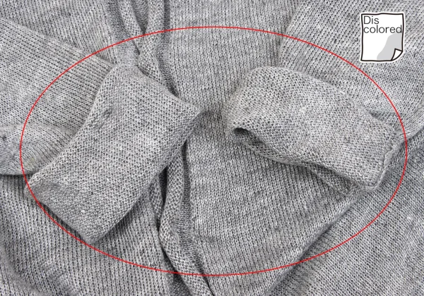 Yohji Yamamoto FEMME Linen Hem Deformation Knit Cardigan K-160244_008