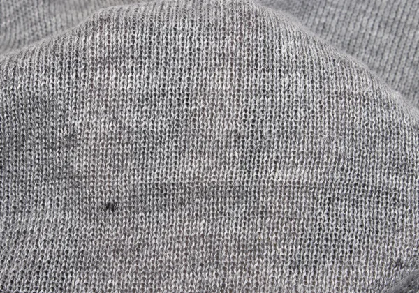 Yohji Yamamoto FEMME Linen Hem Deformation Knit Cardigan K-160244_015