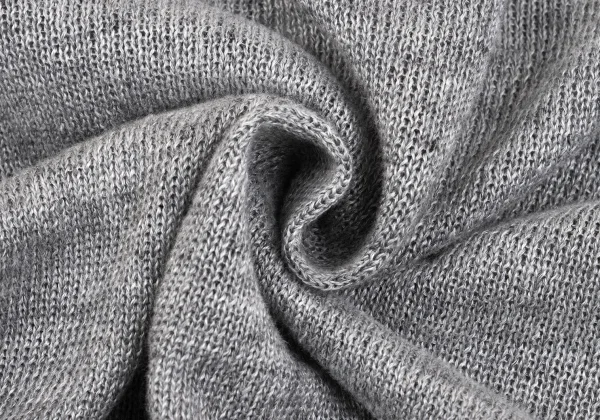 Yohji Yamamoto FEMME Linen Hem Deformation Knit Cardigan K-160244_016
