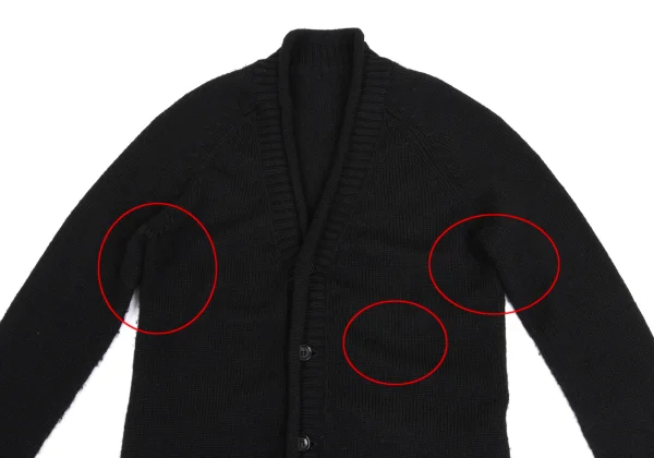 Yohji Yamamoto FEMME Wool Knit Cardigan K-160245_003