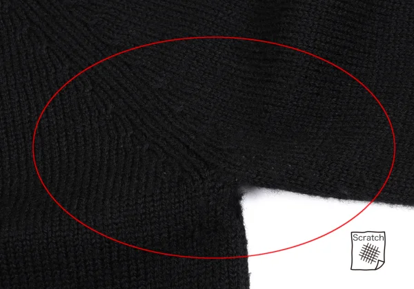 Yohji Yamamoto FEMME Wool Knit Cardigan K-160245_004