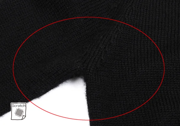 Yohji Yamamoto FEMME Wool Knit Cardigan K-160245_005