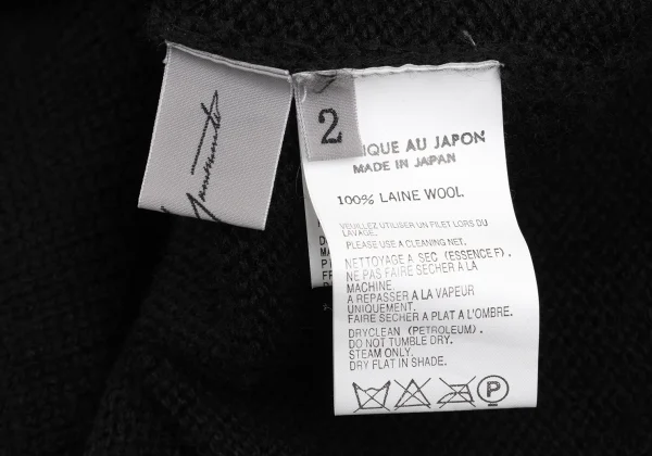 Yohji Yamamoto FEMME Wool Knit Cardigan K-160245_016