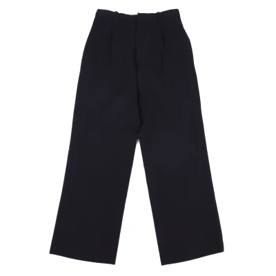 Yohji Yamamoto FEMME Wool Tuck Pants