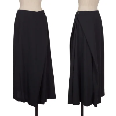 Yohji Yamamoto FEMME Drape Wool Skirt