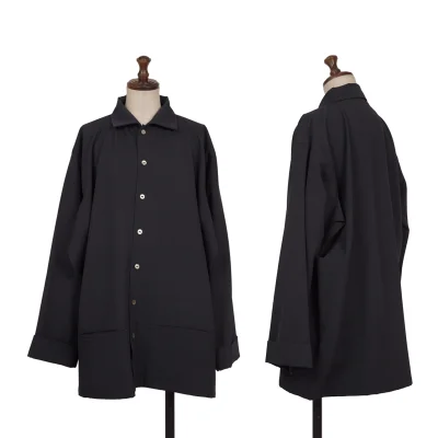 Yohji Yamamoto FEMME Flap Hole Design Wool Jacket