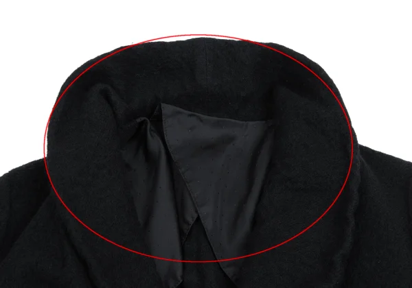 Yohji Yamamoto FEMME Wool Fulling Shawl Collar Jacket K-160263_005