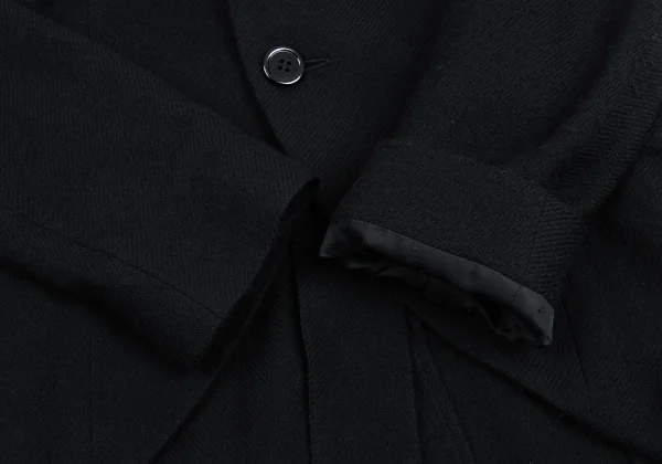 Yohji Yamamoto FEMME Wool Fulling Shawl Collar Jacket K-160263_009