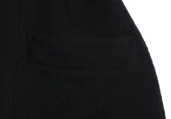 Yohji Yamamoto FEMME Wool Fulling Shawl Collar Jacket K-160263_011