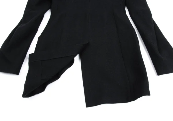 Yohji Yamamoto FEMME Wool Fulling Shawl Collar Jacket K-160263_014
