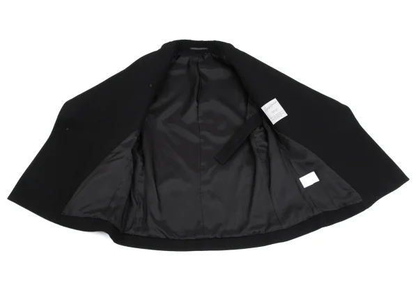 Yohji Yamamoto FEMME Wool Nylon Cut Off Lapel Jacket K-160265_013