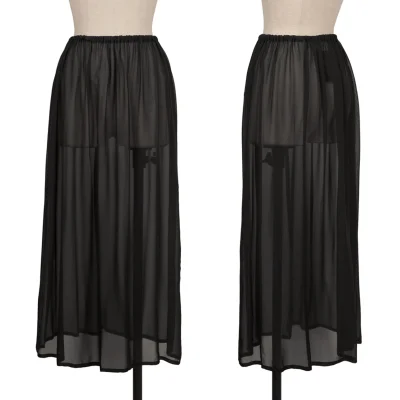 Yohji Yamamoto FEMME See-through Silk Skirt