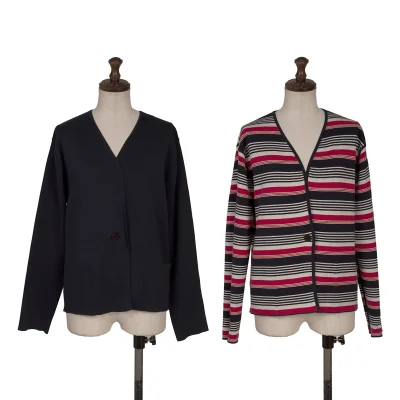 L'EQUIPE Cotton Silk Reversible Cardigan
