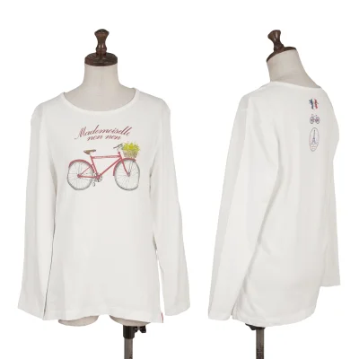 Mademoiselle NON NON Bicycle Printed T Shirt