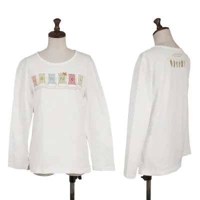 Mademoiselle NON NON Logo Beach Chair Printed T Shirt