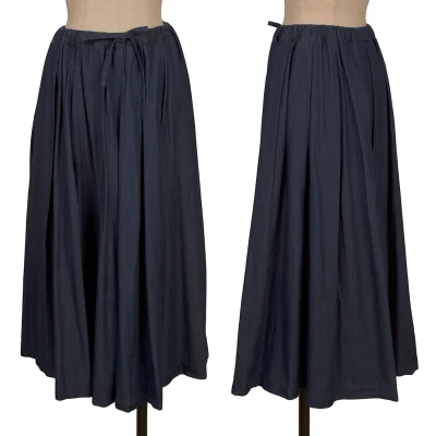 Mademoiselle NON NON Dyed Waist Cord Tuck Skirt
